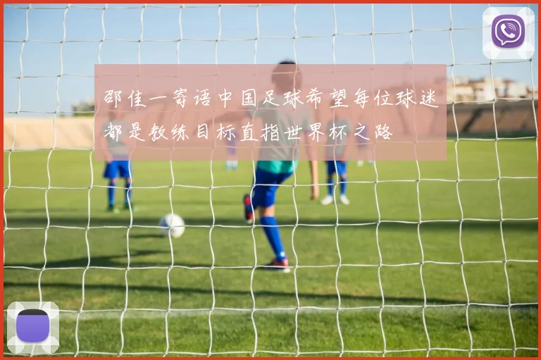 邵佳一寄语中国足球希望每位球迷都是教练目标直指世界杯之路