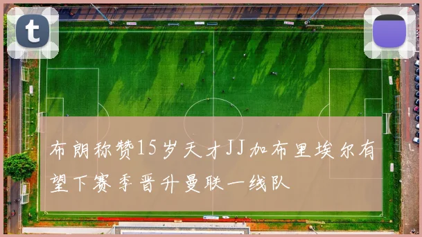 布朗称赞15岁天才JJ加布里埃尔有望下赛季晋升曼联一线队